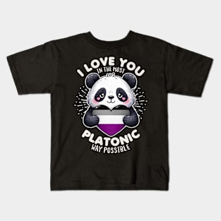 Platonic Love Panda Kids T-Shirt